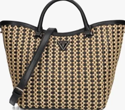 zwarte guess schoudertas atalia tote
