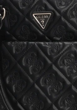 zwarte guess schoudertas adelasia shopper tote