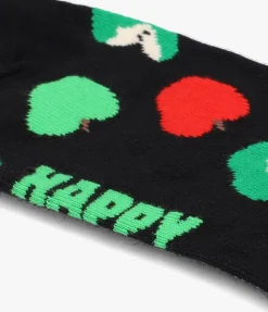 zwarte happy socks sokken apple kids