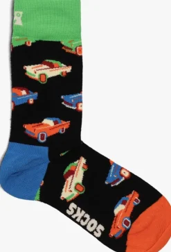 zwarte happy socks sokken car