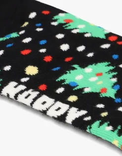 zwarte happy socks sokken christmas night