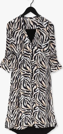 zwarte harper & yve midi jurk valerie-dr