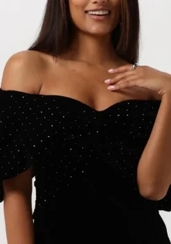 zwarte harper & yve mini jurk eloise-dr