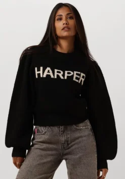 zwarte harper & yve trui lysanne-ju