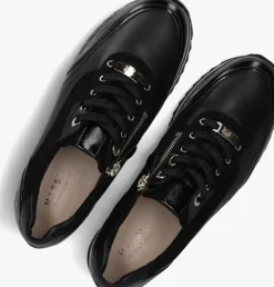 zwarte hassia lage sneakers 302050
