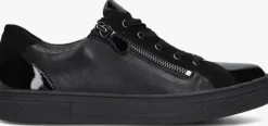 zwarte hassia lage sneakers 301233 led zwart