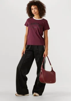 zwarte haute l'amitié joggingbroek baggy track tall pants