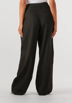 zwarte haute l'amitié joggingbroek michelle tailor tie tall pant