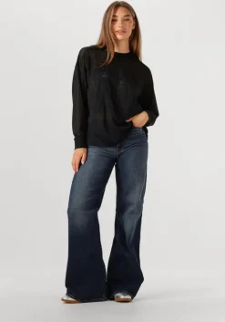 zwarte haute l'amitié tops & t-shirts drift ls sports blouse