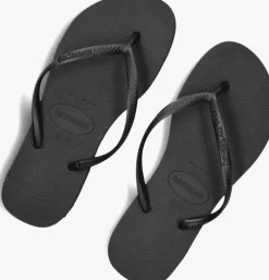 zwarte havaianas teenslippers slim flatform