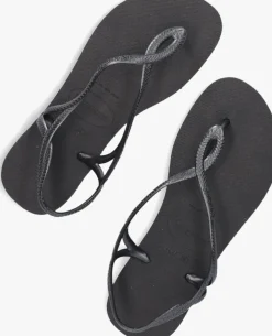 zwarte havaianas teenslippers luna