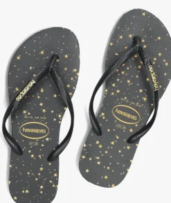 zwarte havaianas teenslippers slim dames