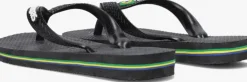 zwarte havaianas teenslippers brasil logo kids