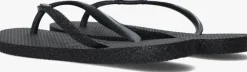zwarte havaianas teenslippers slim sparkle ii