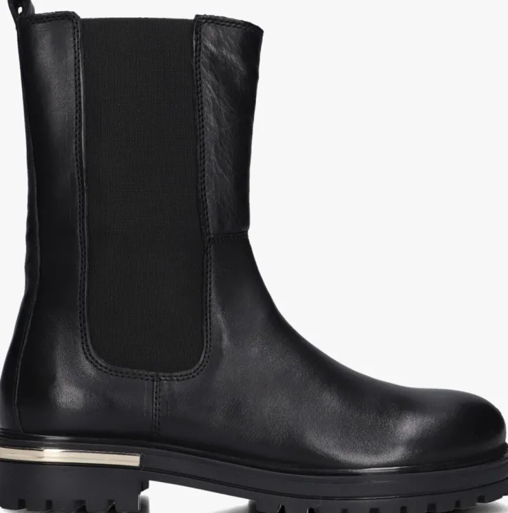 zwarte hip chelsea boots h1468