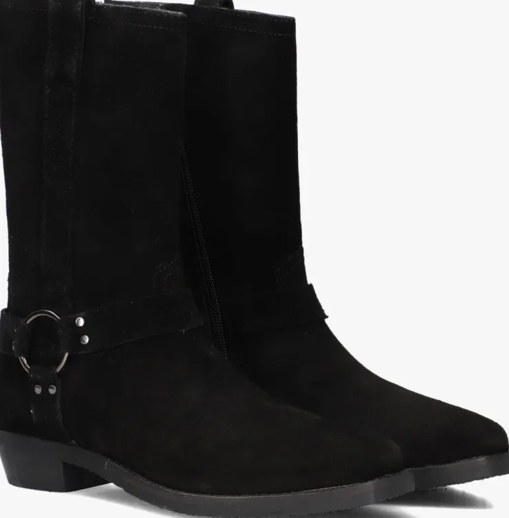zwarte hip cowboylaarzen h437