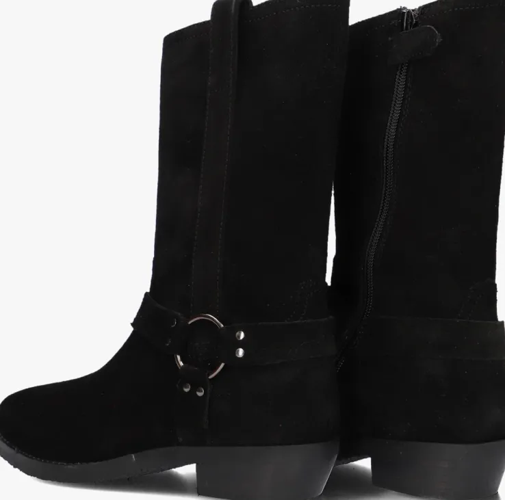 zwarte hip cowboylaarzen h437