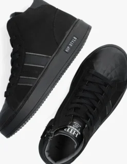 zwarte hip hoge sneakers h1943