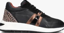 zwarte hip lage sneakers h1588