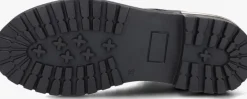 zwarte hip veterboots h1626