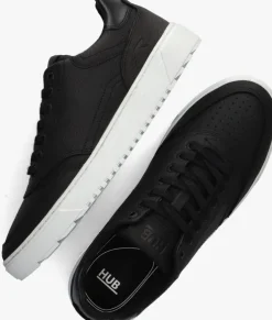 zwarte hub lage sneakers royal-s
