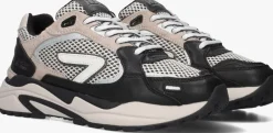 zwarte hub lage sneakers slam m42