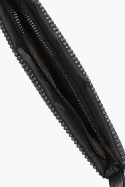 zwarte hvisk schoudertas halo embellished