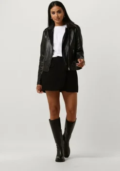 zwarte ibana leren jas bear blaze