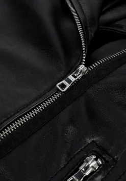 zwarte ibana leren jas bear blaze