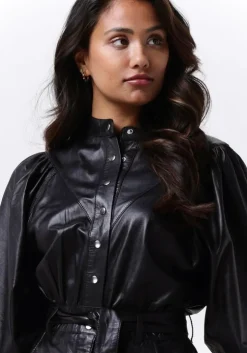 zwarte ibana mini jurk dries