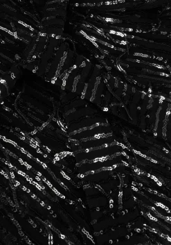 zwarte ibana mini jurk frosty