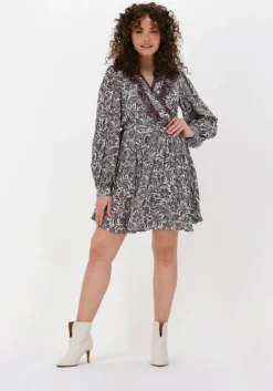 zwarte idano mini jurk egon