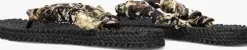 zwarte ilse jacobsen teenslippers cheerful05