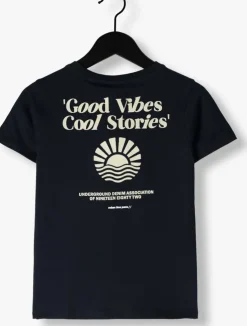 zwarte indian blue jeans t-shirt t-shirt backprint