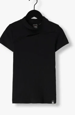 zwarte indian blue jeans top t-shirt chest opening