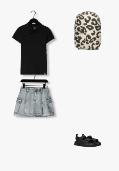 zwarte indian blue jeans top t-shirt chest opening