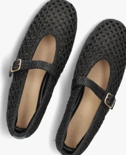 zwarte inuovo ballerina's yta041