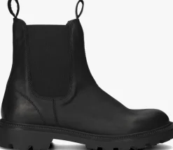 zwarte inuovo chelsea boots a63004
