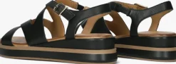 zwarte inuovo platte sandalen 113120