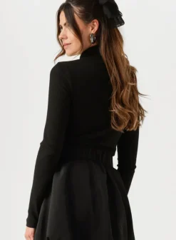 zwarte inwear coltrui dagnaiw rollneck ls