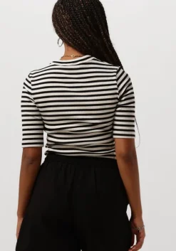 zwarte inwear top dagnaiw striped t-shirt