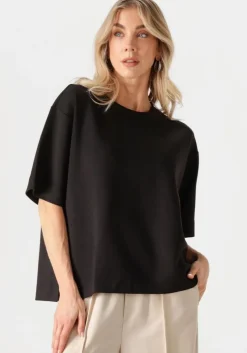 zwarte inwear t-shirt pannelw oversize shirt