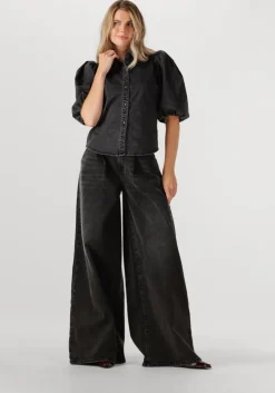 zwarte janice blouses lars