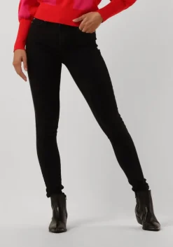 zwarte janice skinny jeans high rise skinny jeans rocket