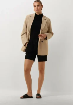 zwarte jansen amsterdam broeken wq441 woven high waisted short