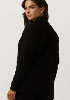 zwarte jansen amsterdam blazer hv242 blazer with long sleeve