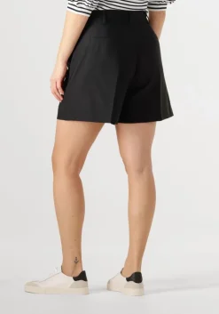 zwarte jansen amsterdam korte broek mylena short wtq 441 bandpleat