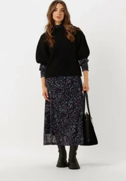 zwarte jansen amsterdam midi jurk dianne