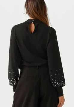 zwarte jansen amsterdam tops & t-shirts v183 turtle rhinestones top