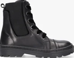 zwarte jochie & freaks veterboots jf-21388